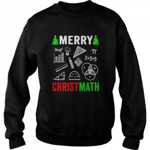 Merry Christmas Math Teacher Sweatshirt